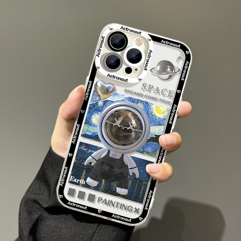 For IPhone 13 Pro Max IPhone Case TPU Soft Case Clear Case Shockproof Original Cartoon Compatible with For 13 12 Pro Max