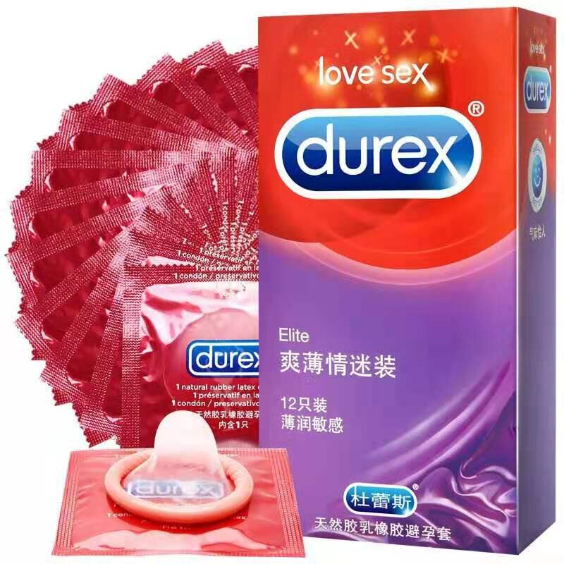 Durexถุงยางอนามัยดูเร็กซ์ผิวเรียบบางนิ่ม (1กล่องมี12 ชิ้น) Hug Close(กล่อง สีม่วงPurple) D - Jane Dabria - Thaipick