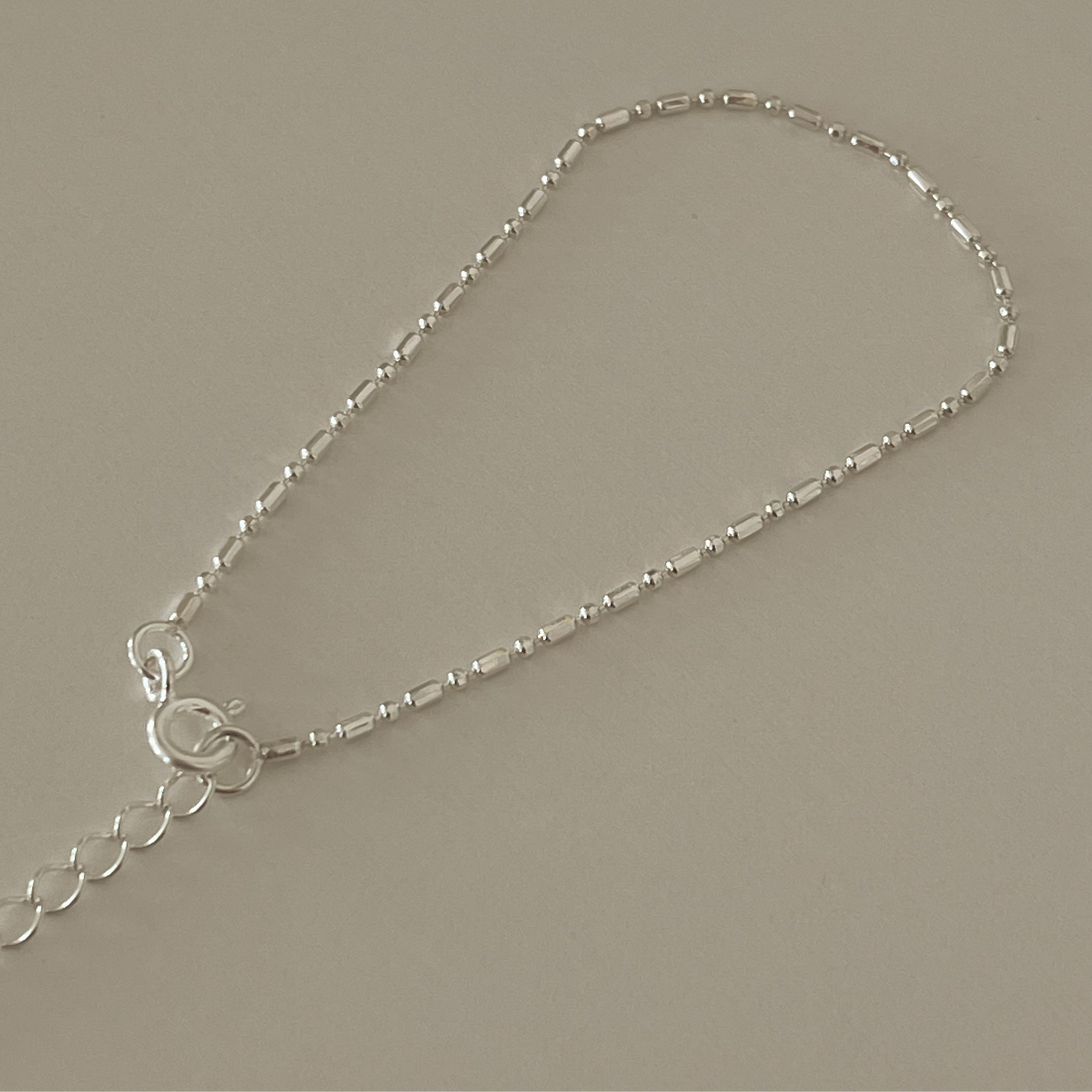 Your wishlist / Bar chain bracelet silver925 / สร้อยข้อมือเงินแท้ สร้อยข้อมือมินิมอล กำไลข้อมือ