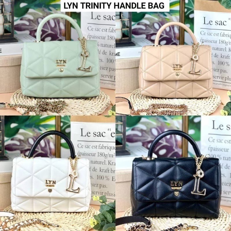 กระเป๋า LYN Outlet คลอเลทชั่นใหม่ รุ่น Triton Top Handbag Lazada