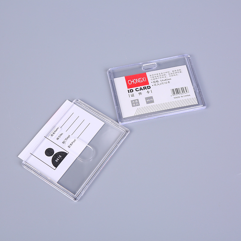 clear id card sleeve protectors RFID Blocking Credit Card Sleeves