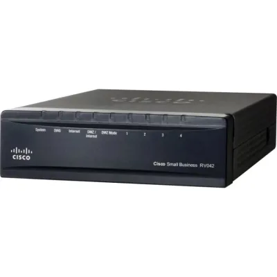 CISCO Dual WAN VPN Router RV042 - สีดำ#178