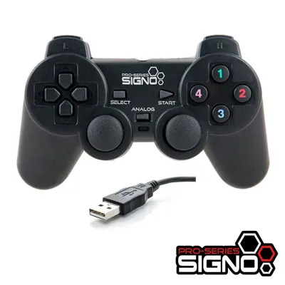 SIGNO USB Joy with Double Vibration System จอยเกมสำหรับคอมพิวเตอร์ สั่นได้ GP-801