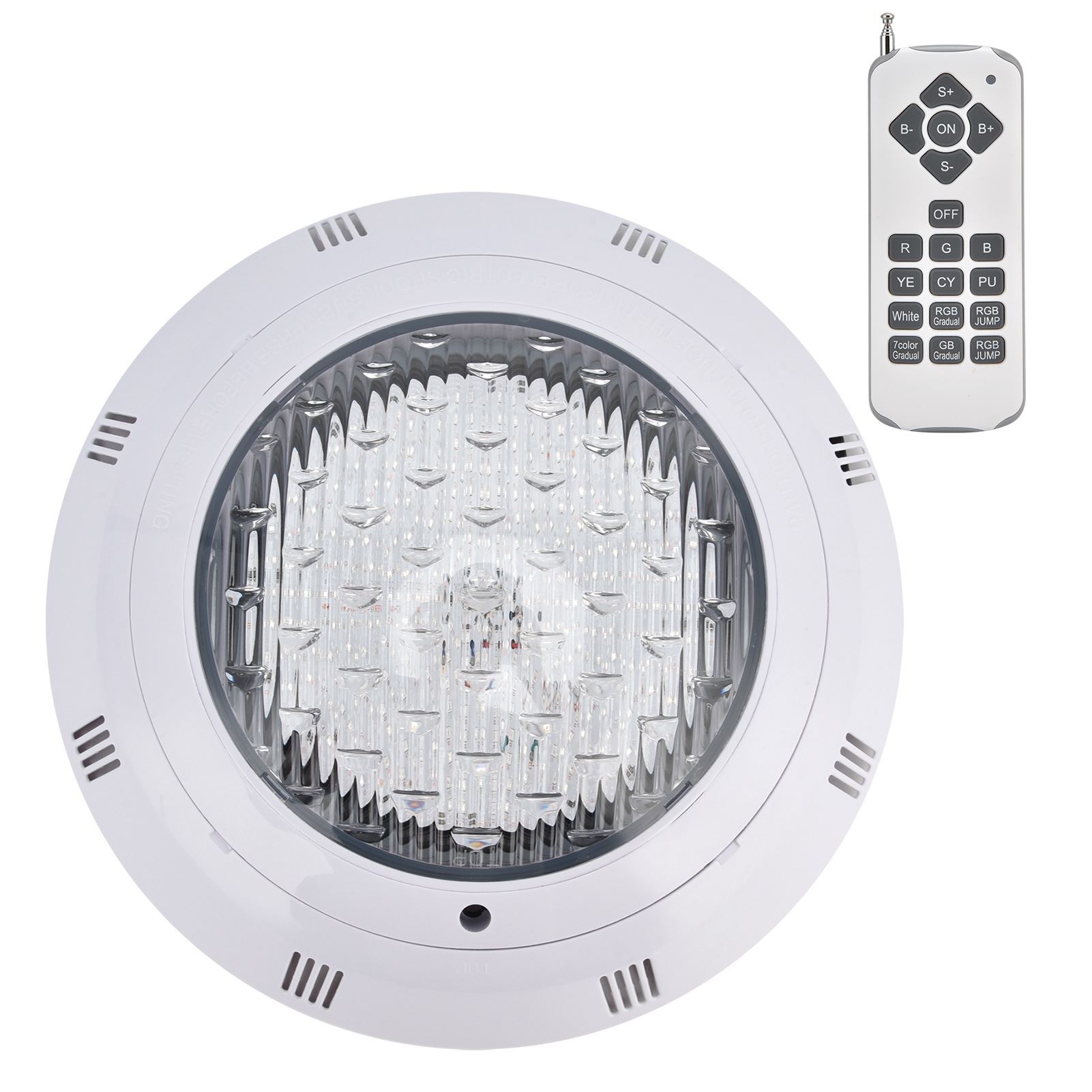 Waterproof LED Swimming Pool Light Wall‑Mounted RGB 18 Key Remote ...