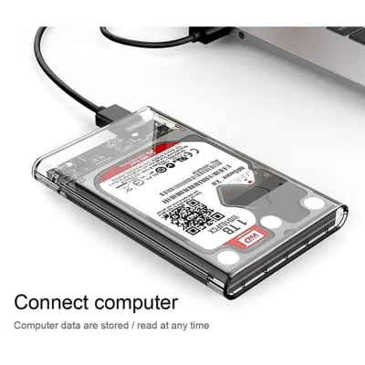 กล่องฮาร์ดดิสก์ใส 2.5 นิ้ว สำหรับ USB 3.0 SATA Hd Box HDD Hard Disk