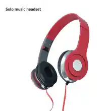 ภาพขนาดย่อของภาพหน้าปกสินค้าหูฟังครอบ แบบใช้สาย ไม่ใช่บลูทูธ หูฟังครอบหัว เฮดโฟน Audio - Professional Bass Stereo Headphones สามารถพับเก็บได้ จากร้าน Topten Mobile บน Lazada ภาพที่ 5