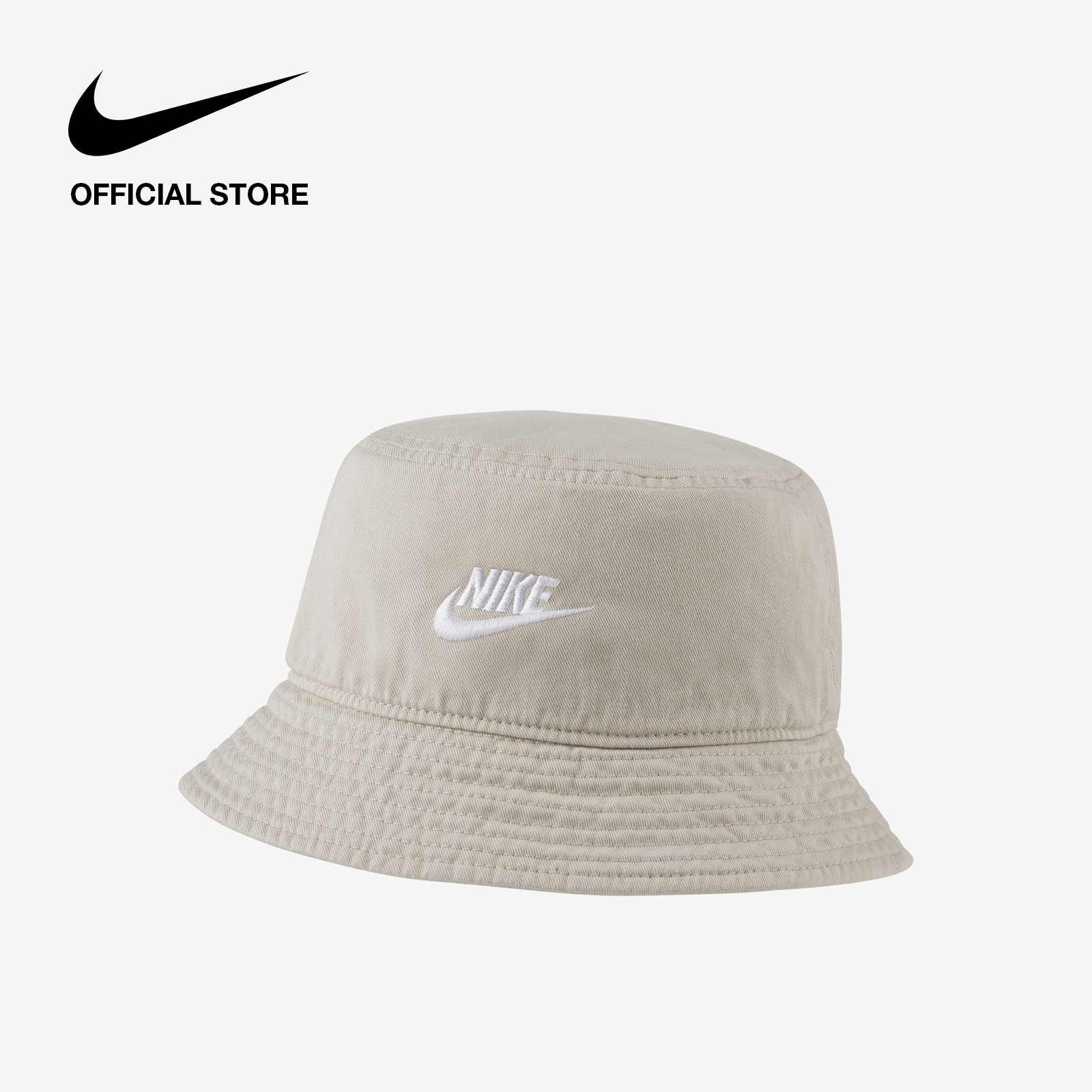 Nike Unisex Sportswear Bucket Hat - Light Bone ไนกี้ หมวกปีกรอบยูนิเซ็กส์ - สีไลท์โบน
