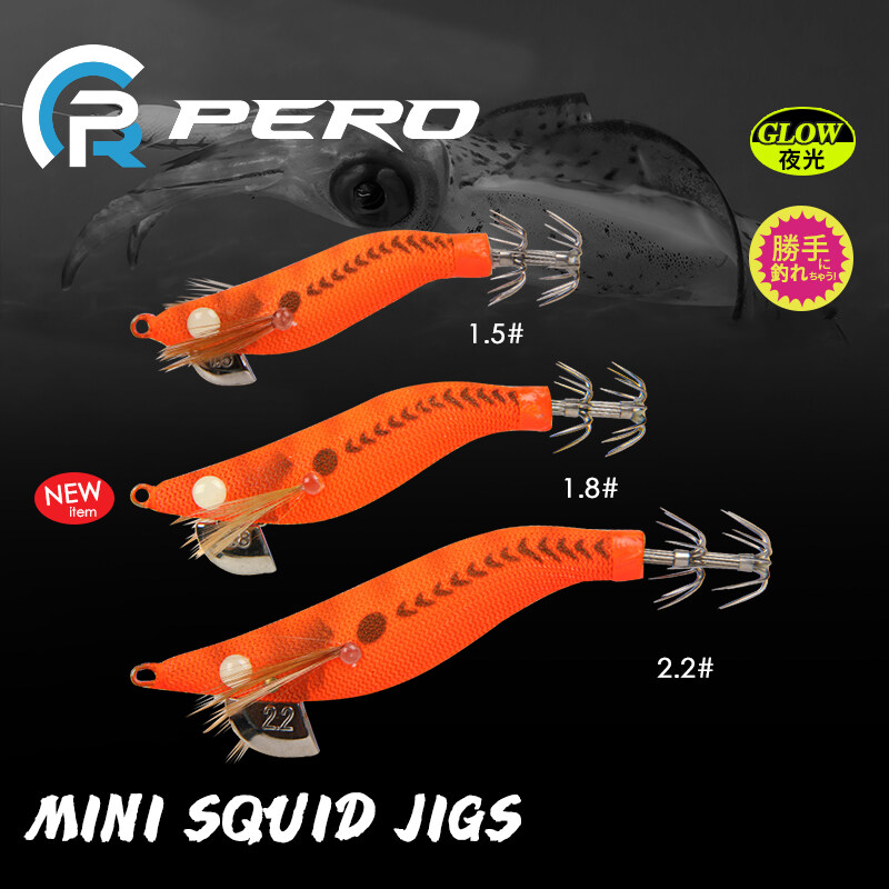 1pc Luminous Squid Jigs Glow Wood Shrimp With Octopus Squid Hook Fishing  Lure