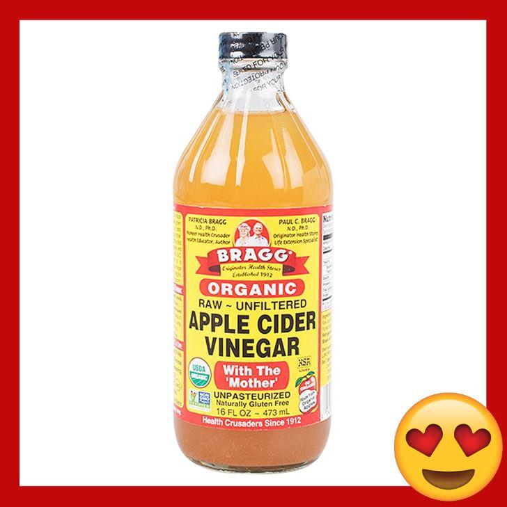 น้ำส้มสายชูหมักจากแอปเปิ้ล น้ำส้มสายชู ออร์แกนิค ช่วยล้างพิษในร่างกาย ชะลอความแก่ แก้ไซนัส แก้เจ็บคอ แก้หวัด 473มล. แบรค Apple Cider Vinegar 473ml.