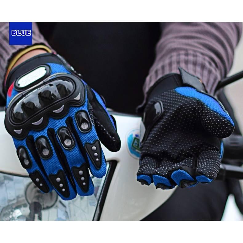 ถุงมือ Pro-Biker (ทัชสกีน) น้ำเงิน ถุงมือ Pro-Biker (ทัชสกีน) น้ำเงิน