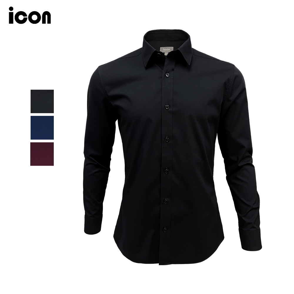 icon (ไอคอน) เสื้อเชิ้ตผู้ชาย แขนยาว มีให้เลือก 4 สี - IAP7001BL,IAP7001DB,IAP7001MR,IAP7001WH