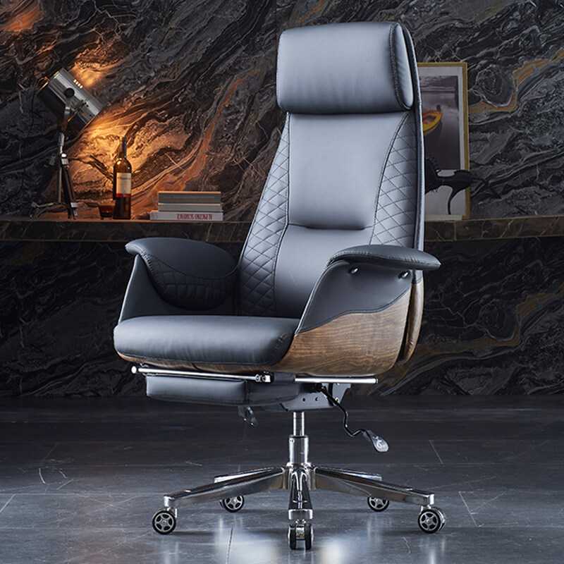 [10 years warranty] GAG Boss Chair Big and Tall Office Chair 400lbs Wide Seat, Leather High Back Executive Office Chair with Foot Rest, Ergonomic Office Chair Lumbar Support for Lower Back Pain Relief ราคา 20,999 บาท*ส่งฟรี