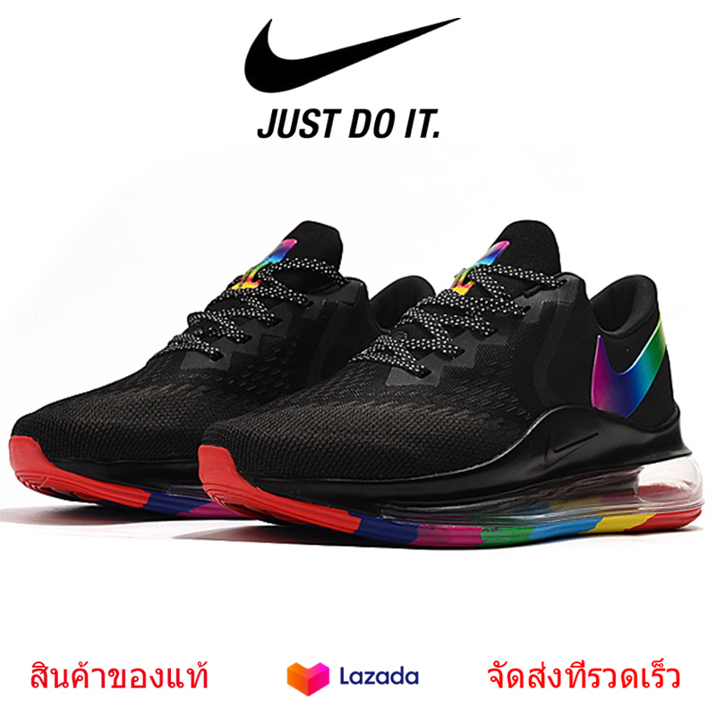 รองเท้า Nike ของแท้ รองเท้ากีฬาผู้หญิง Nike AIR MAX 720 รองเท้าวิ่งรองเท้าเดินรองเท้าเทรนนิ่งสีสันสดใสระบายอากาศได้ดีและมีน้ำหนักเบา