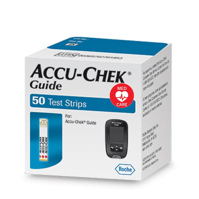 AccuChek Guide Test Strip แผ่นตรวจน้ำตาลรุ่น Guide 25 แผ่น