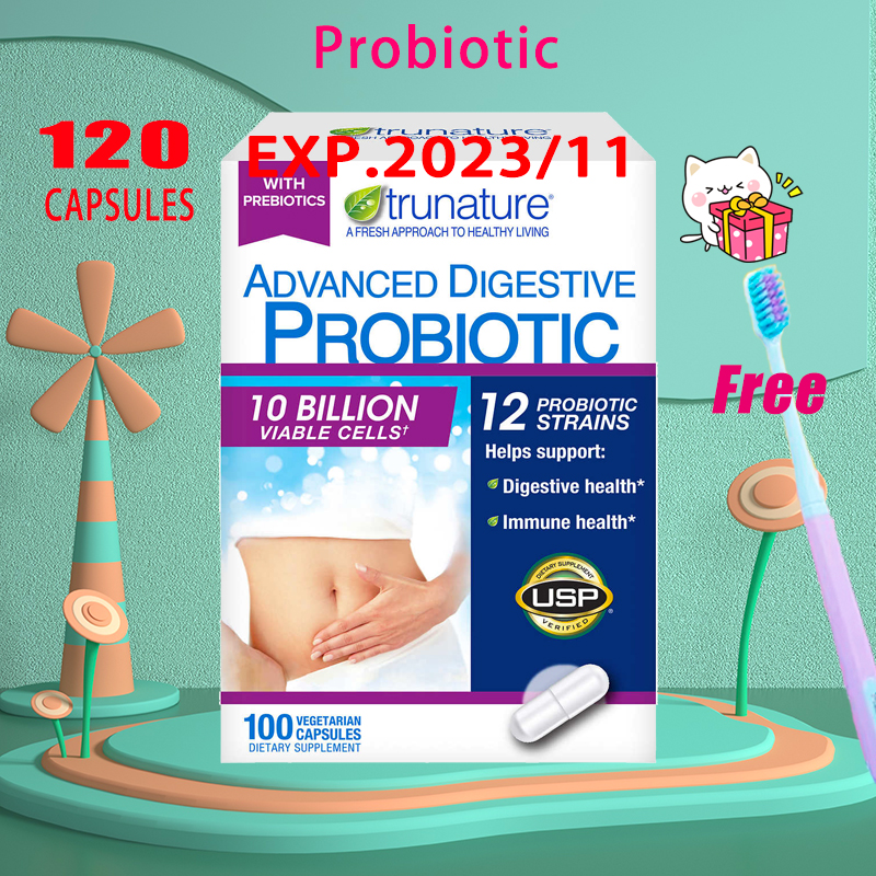Trunature Advanced Digestive Probiotic 100 Capsules Lazada.co.th