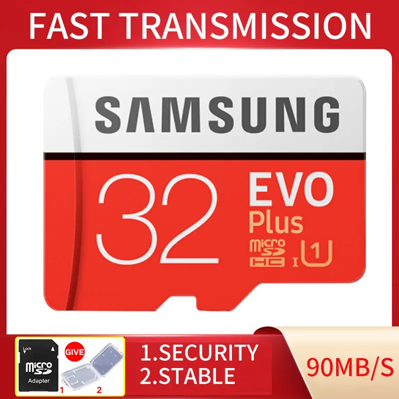 ภาพสินค้าCOD Micro SD Cards Samsung Memory card EVO PLUS 32GB/64GB/128GB/256GB Class 10 U3 แถม Adapter จากร้าน Better Mall 1610502128 บน Lazada ภาพที่ 3