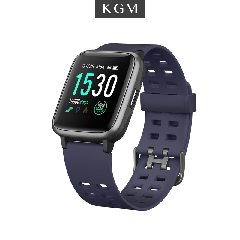 KGM โลหะสัมผัสแบบเต็มหน้าจอ Smart Watch นาฬิกาสมาทวอช สมาร์ทวอทช์ นาฬิกาดิจิตอล Smartwatch เครื่องวัดอัตราการเต้นของหัวใจ โหมดมัลติสปอร์ต กันน้ำ IP68 นาฬิกาผู้หญิง นาฬิกาผู้ชาย สี น้ำเงินเข้ม สี น้ำเงินเข้มการเชื่อมต่อนาฬิกา บลูทูธขนาดหน้าปัด ฟรีไซส์ขนาดห