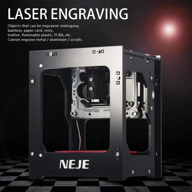 Portable 3D Printer NEJE DK-8-KZ 1000mW USB Laser Automatic Engraving Cutting Machine DIY Cutter Engraverเลเซอร์ เครื่องแกะสลัก ขนาดเล็ก
