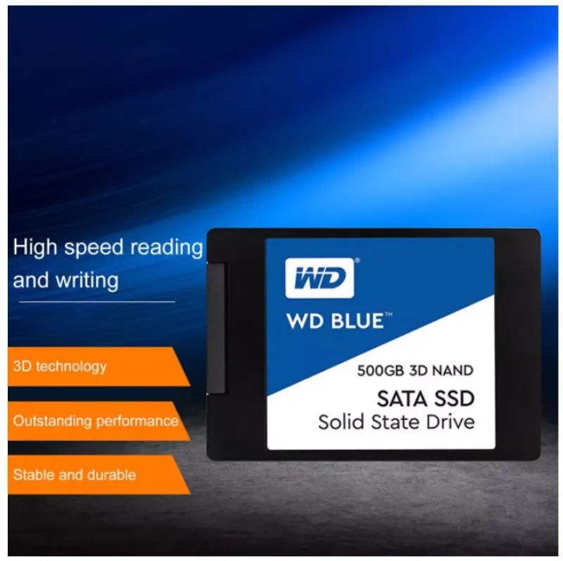 ภาพสินค้าWestern Digital 2.5 "SSD 250G 500GB 1T WD Blue SATA III ไดรฟ์ Solid State ภายใน560เมกะไบต์/วินาทีสำหรับเดสก์ท็อปแล็ปท็อป 3 ปี จากร้าน Hayon บน Lazada ภาพที่ 5