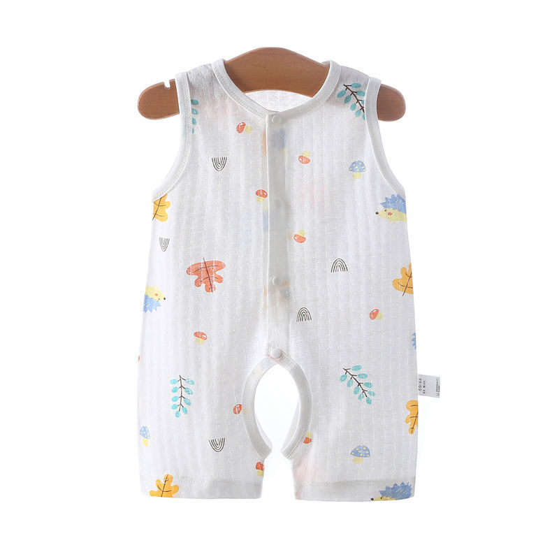 เด็ก onesies ฤดูร้อนทารกผ้าฝ้ายฤดูร้อนทารกชุดนอนบางส่วนเสื้อผ้าทารกแรกเกิดเสื้อผ้าฤดูร้อน Romper