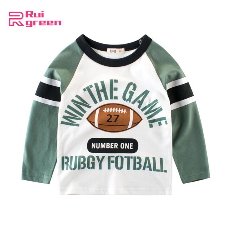 Rui green เด็กทารกเสื้อยืดแขนยาวเสื้อยืดเสื้อกันหนาวเสื้อยาวปิดถึงก้น
