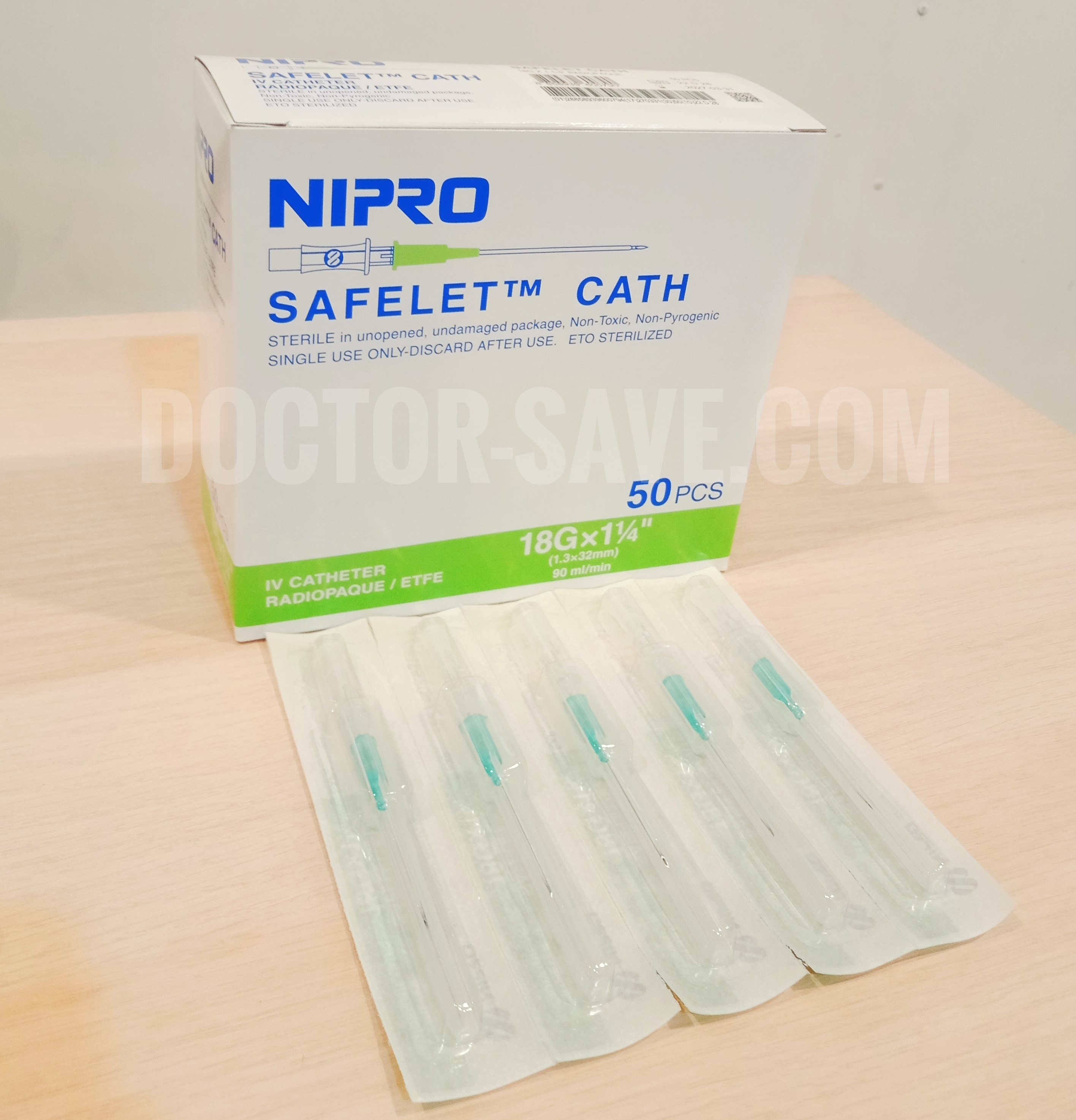 IV Catheter เบอร์ 18 20 22 24 เข็มเปิดเส้น เข็มให้น้ำเกลือ NIPRO เมด