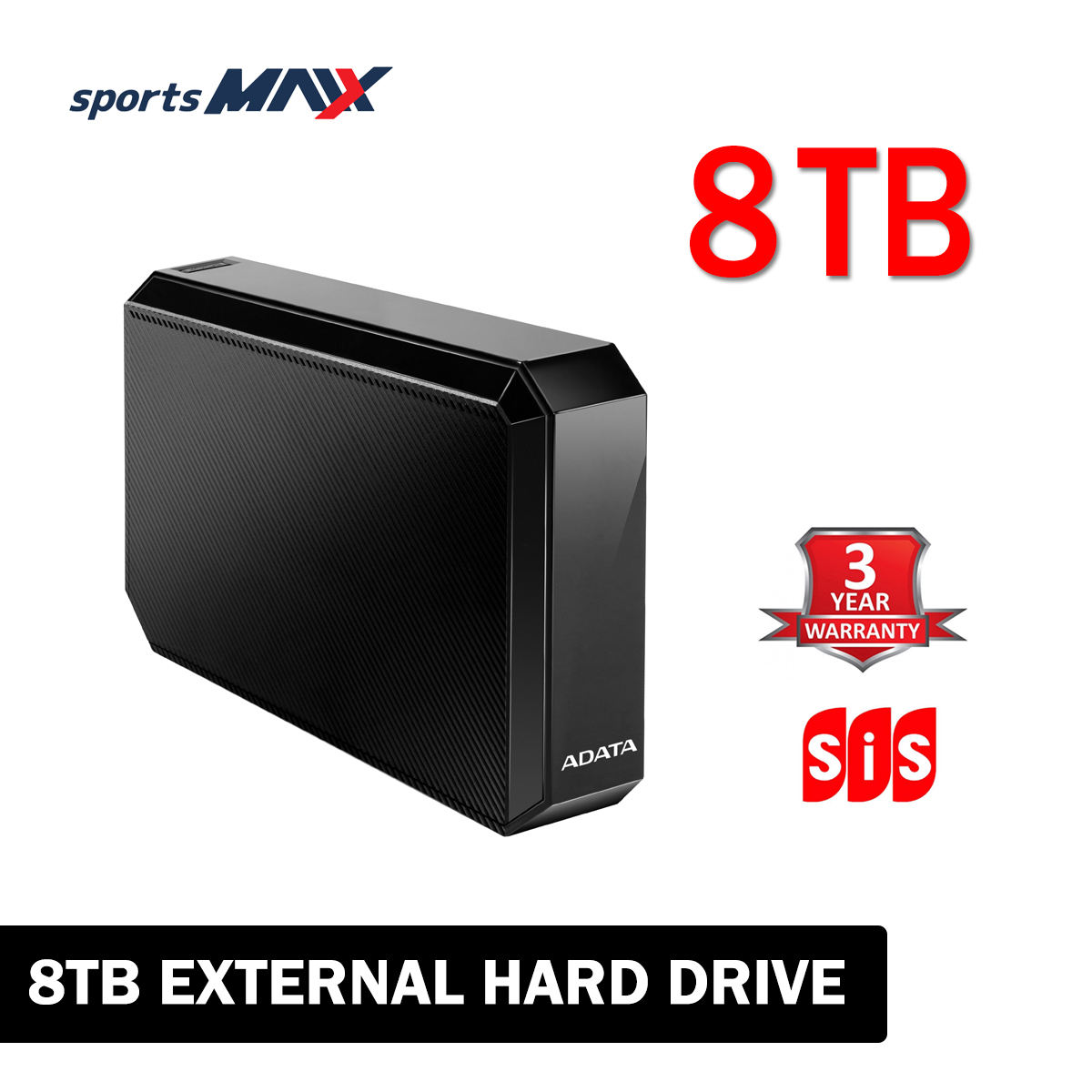 ADATA 8TB EXTERNAL HARDDISK 3.5