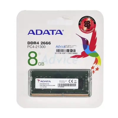 ADATA แรม RAM DDR4(2666, NB) 8GB Premier