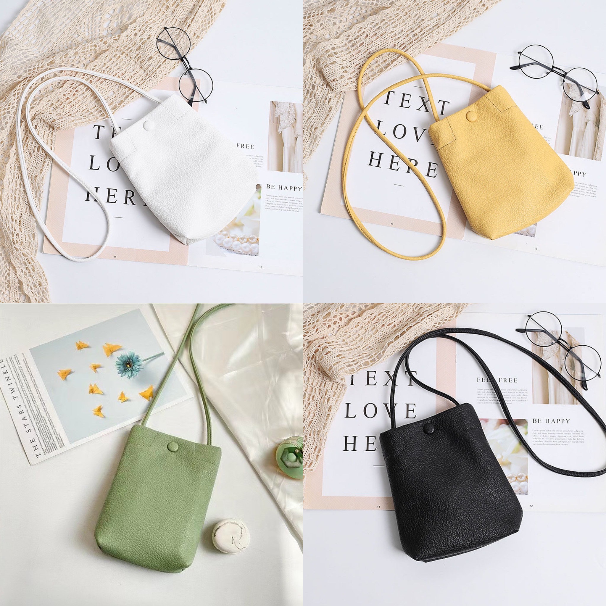 {ส่งฟรี!!!}Korean Style crossbody bag สูง7.5นิ้ว กระเป๋าสะพาย กระเป๋า