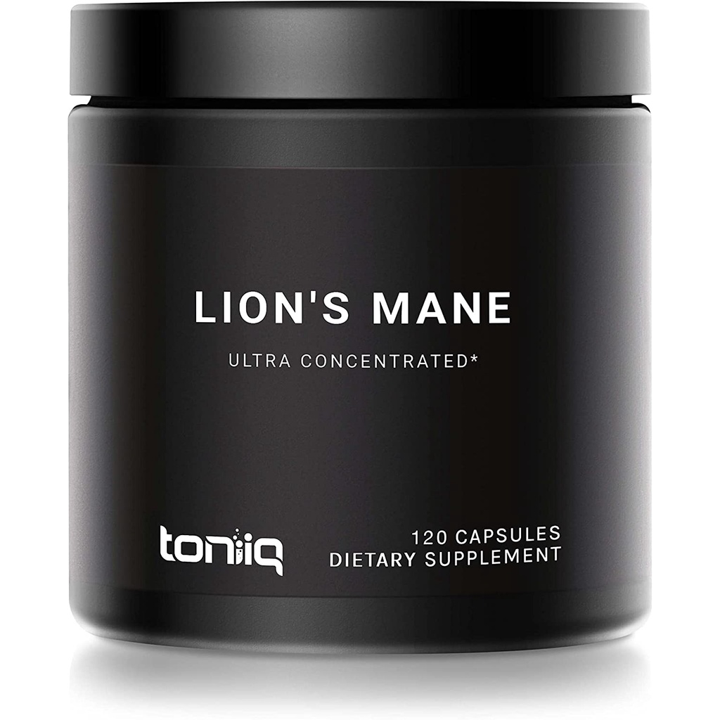 Toniiq Lion’s Mane Ultra concentrated 18,000 mg. 120 Capsule Lazada