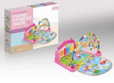 Kids Toy ของเล่นเด็ก เพลยิมเปียโนทรงบ้าน  (Multifunction Piano Fitness Rack)