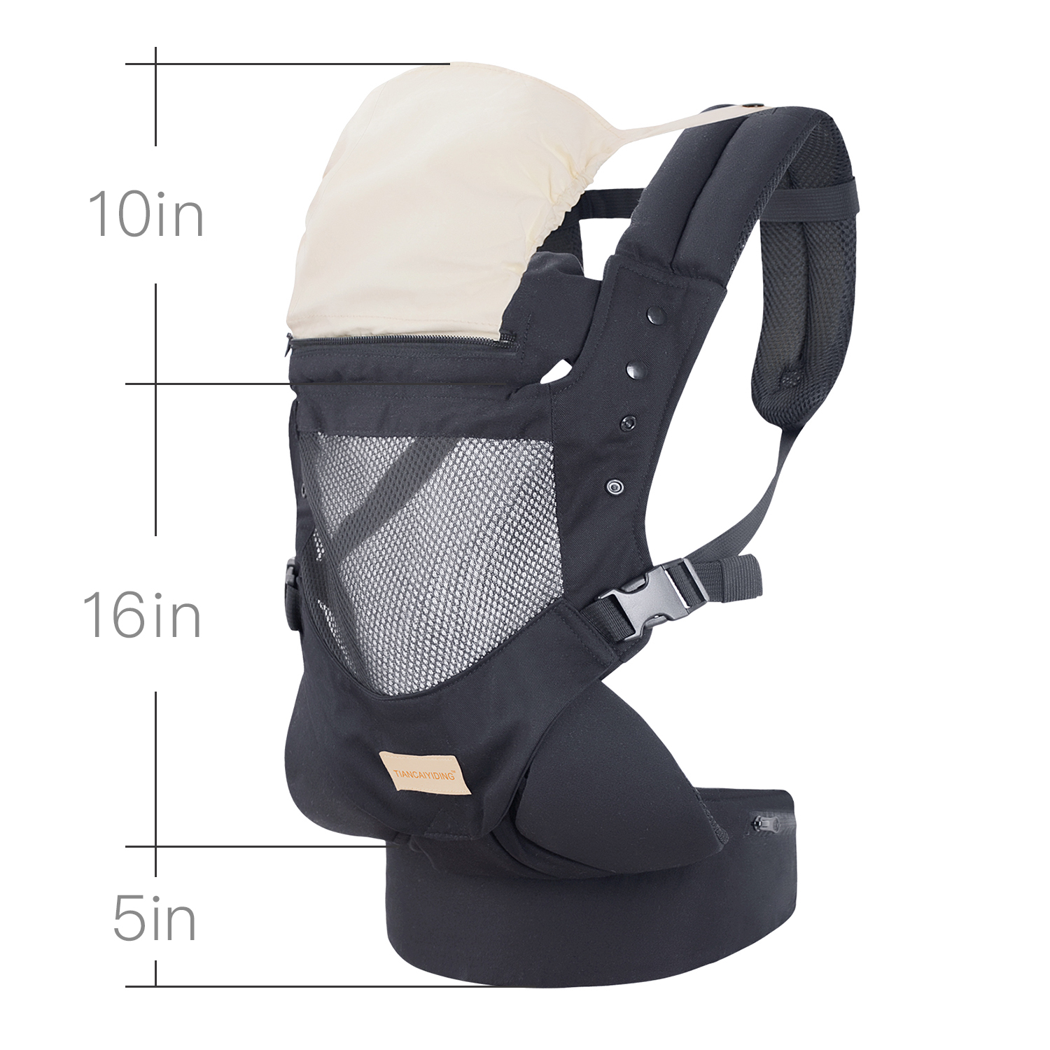 Tiancaiyiding เป้อุ้มเด็ก2021 เป้อุ้มเด็ก4 in 1 เบาะนั่งปรับได้ baby