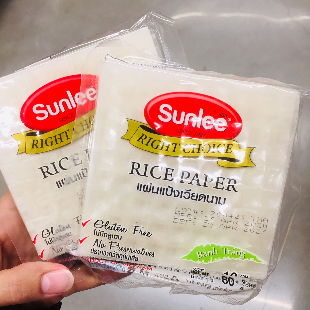 Thee Lady Rice THREE LADY Rice Paper (Circle) Size 340g. - Miguel ShopZ - ThaiPick