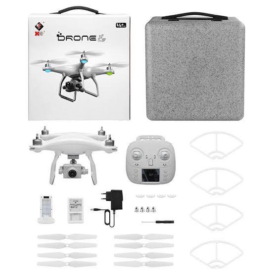 DRONE X1 WIFI FPV GPS With HD 1080P Camera Coreless Gimbal 20mins Flight Time Altitude Hold Mode Brushless RC Drone Quadcopter RTF - One Battery