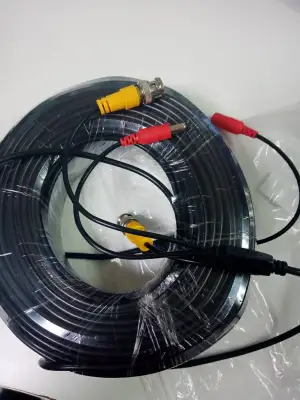สายต่อกล้องวงจรปิด CCTV cable ยาว 20เมตร ( สีดำ )(Black)