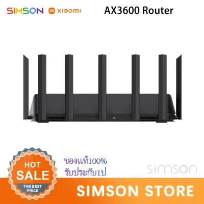 Xiaomi AIoT Router AX3600 Gigabit Wifi 6 5G Wifi6 600Mb Dual-Band 2976Mbs Gigabit Rate AIoT Antennas Wider Coverage Easy setup