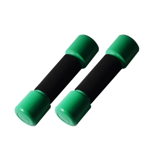 สินค้า ดัมเบล ที่ยกน้ำหนัก 4 LB (2.0 kg) หุ้มพลาสติก ดรัมเบล - สีเขียว 1 คู่ / Pair of Dll 4 LB (2.0 kg) - Green