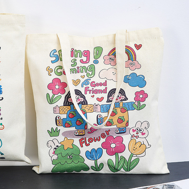 Tote Bag กระเป๋าผ้าสุดคิ้วท์ เนื้อผ้าดี สีสวย ลายสกรีน น่ารัก กระเป๋า ...