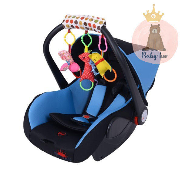 โปรโมชั่น Chuchob car seat แบบกระเช้า สำหรับเด็กแรกเกิดขึ้น - 15 เดือน (สีฟ้า)