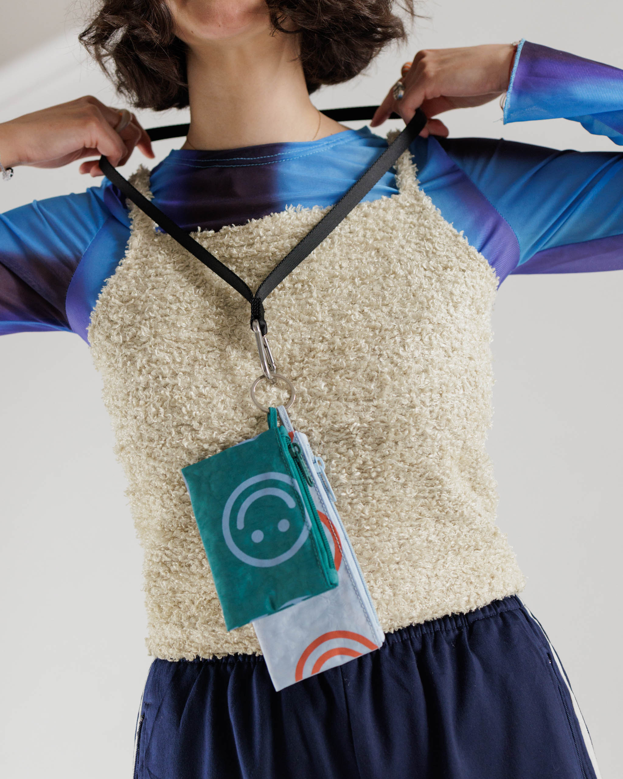 Lanyard Pouch Set แบรนด์ BAGGU นำเข้าจาก อเมริกา กระเป๋าคล้องคอ กระเป๋า