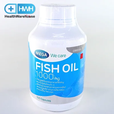 Mega We Care Fish Oil 1000mg 100 Capsules