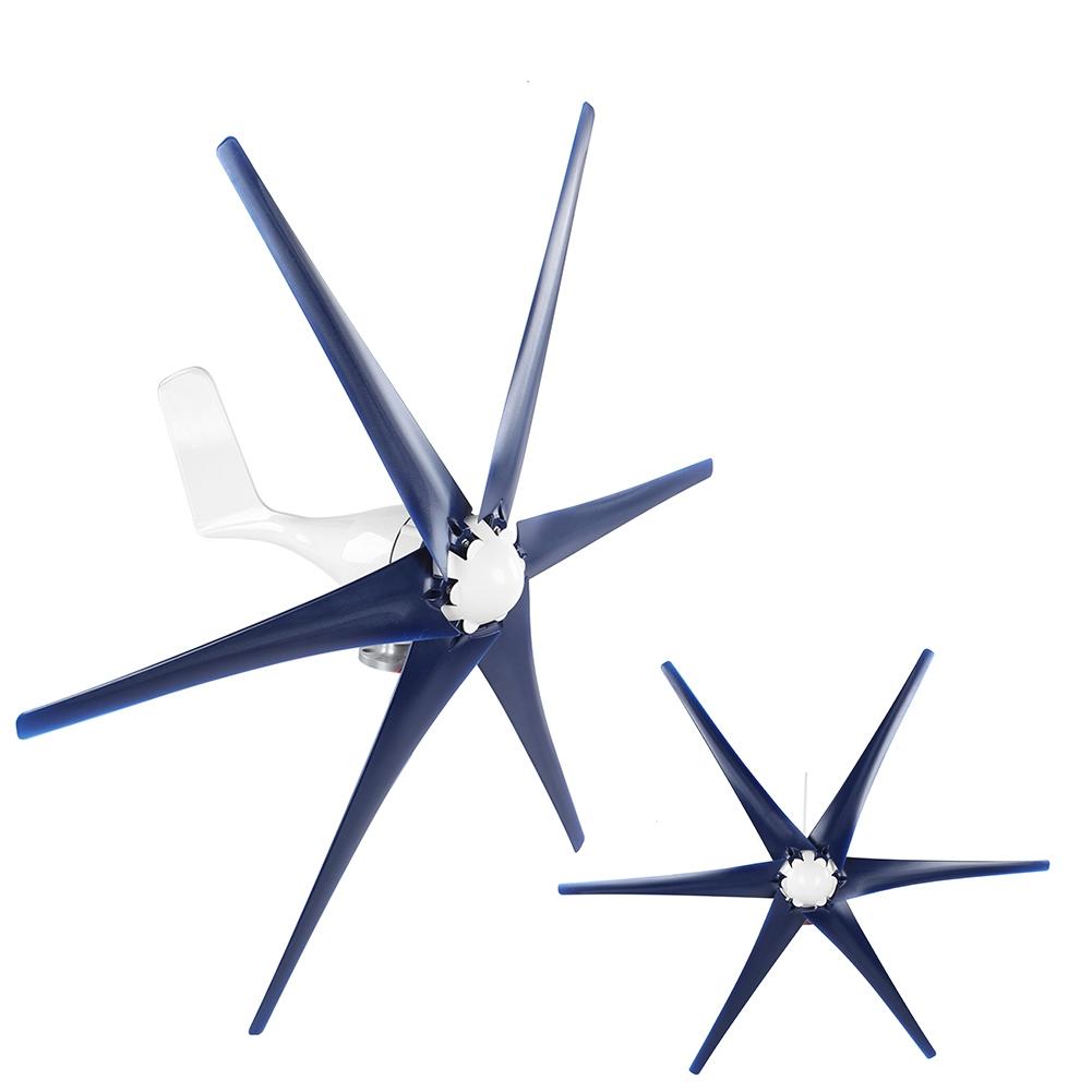 【ของต้องซื้อ】wind Power Generator 6 Blades 300w Wind Turbine Generator Kit For Voltage 6416