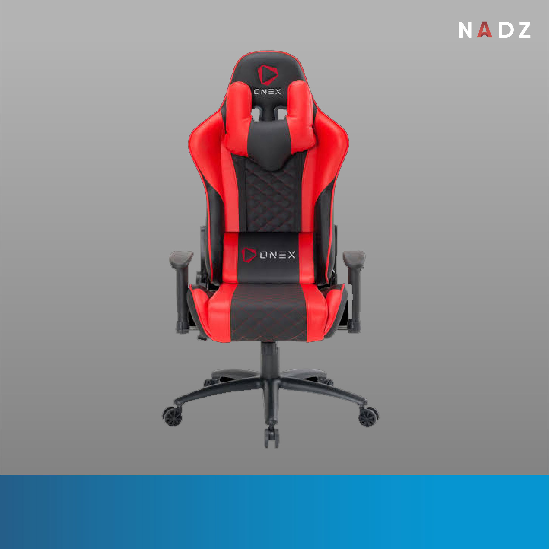 Onex gaming chair black deals and red gx3