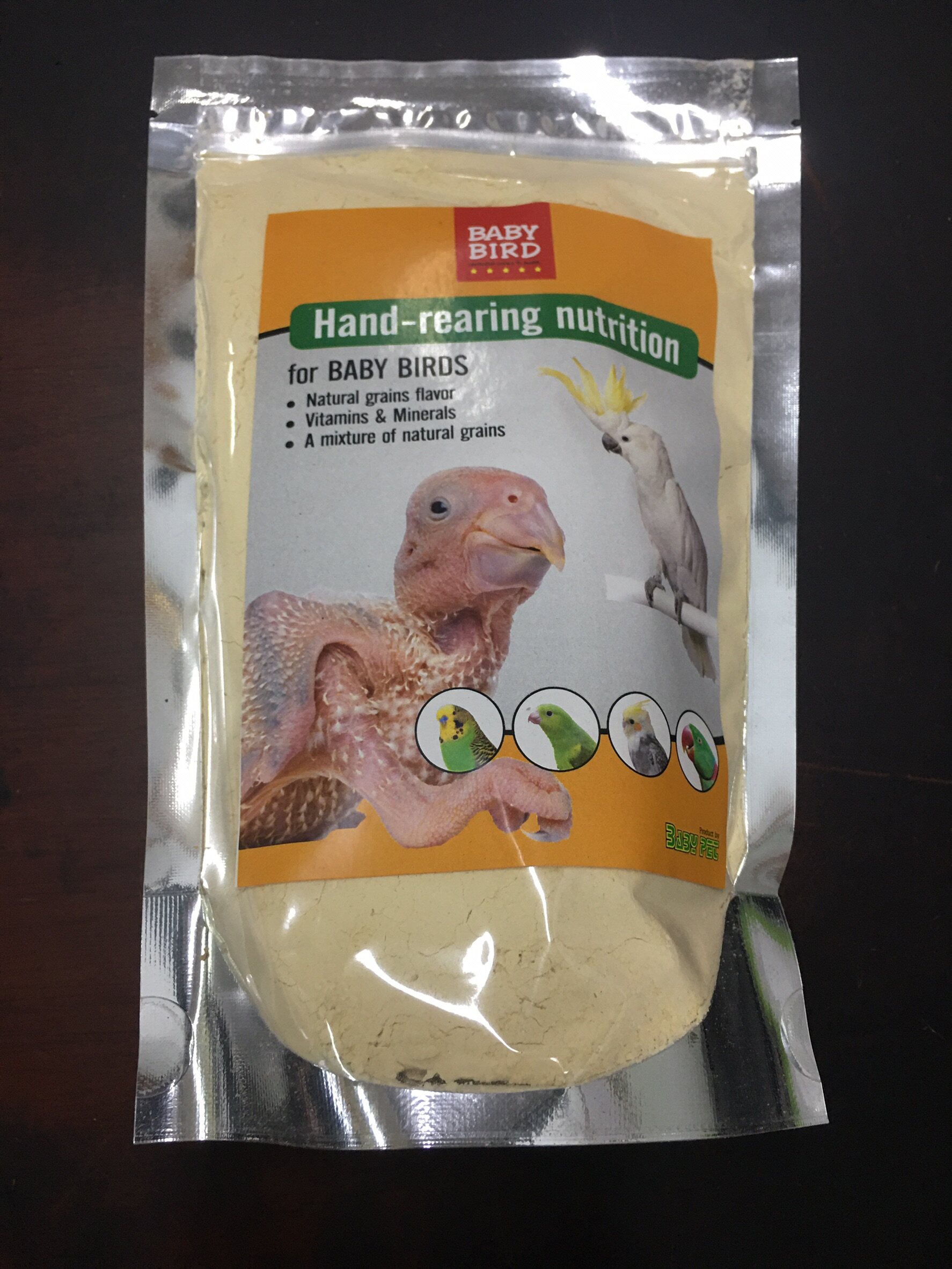 อาหารนกลูกป้อน Baby Bird สำหรับลูกนก hand-rearing nutitin by Baby pee