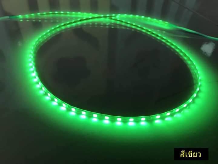 ไฟเส้นLED 5050 24v (สีเขียว) ไฟแต่งรถบรรทุก 5 เมตร