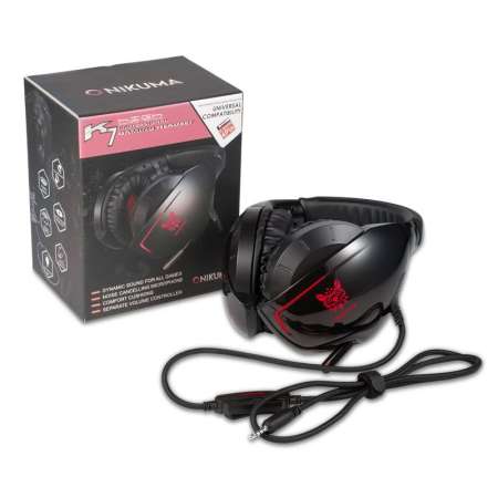 หูฟังเกมมิ่ง ONIKUMA K7 Rear Hanging Gaming Headset ลำโพง Stereo 3D ขนาด 40mm ไมโครโฟนตัดเสียงรบกวน รองรับการใช้ทุก Platform PC/Mobile/Console