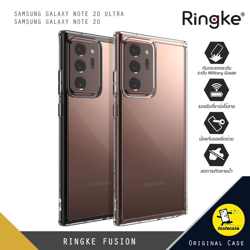 REARTH RINGKE Fusion เคสกันกระแทกสำหรับ SAMSUNG Galaxy Note 20  Ultra และ Note 20