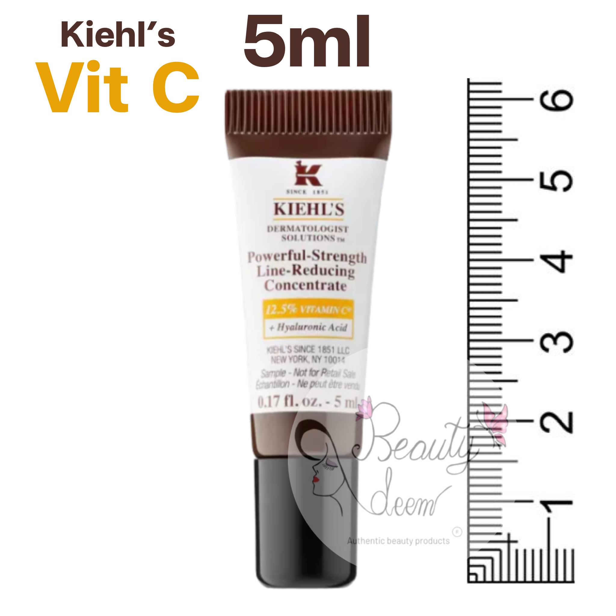 เซรั่มวิตามินซี Kiehl’s VitC 12.5 PowerfulStrength LineReducing 5ml