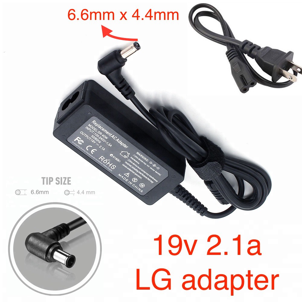 SALE OEM LG LCD/LED Adapter 19V/2.1A (6.6*4.4mm) หัวเข็ม #คำค้นหาเพิ่มเติม HDMI Cable MHL WiFi display