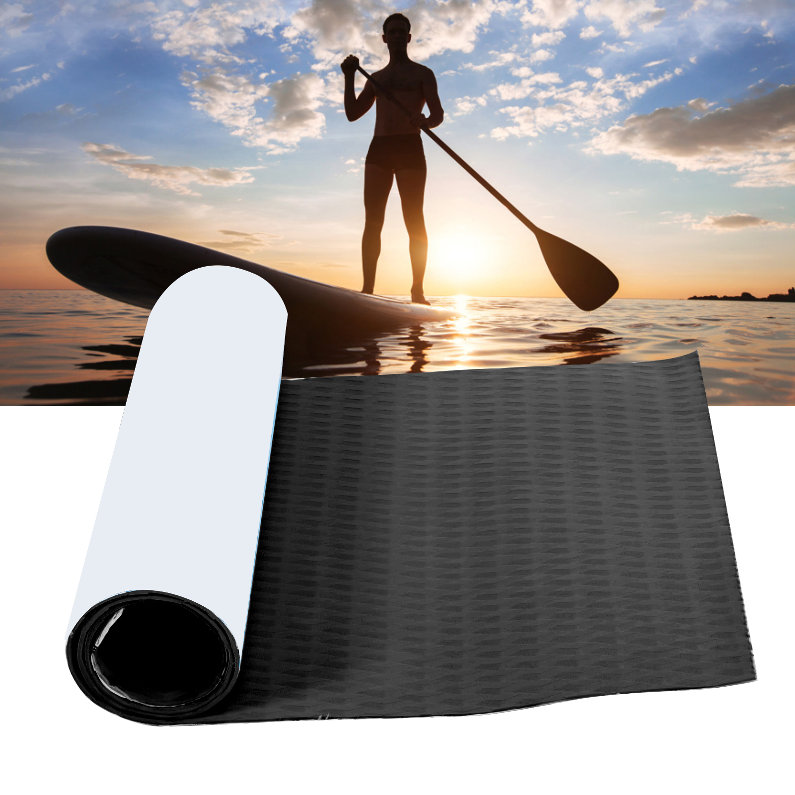 Surfboard Deck Traction Board Eva AntiSkid Pad 3M Adhesive AntiSkid